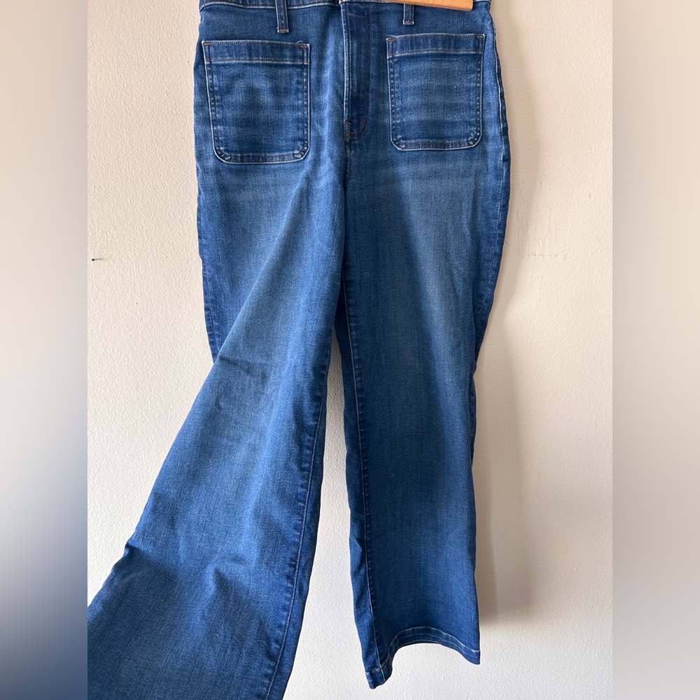 Madewell High-Rise Wide Leg Denim Jeans in Indigo - Picture 8 of 8